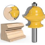 Fresa Madera Moldura Zócalo Marcos Vástago  1/2  Travertino