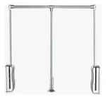 Barra Abatible Para Closet Plegable 83 A 110cm - Imagen 3
