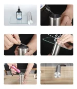 Pegamento Uv Adhesivo Para Cristal 50ml Vitrinas Exhibición - Imagen 4