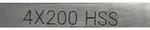 Acero Para Torno Hss Duresa Hrc 66 69 Med. 4*4*200mm Largo