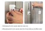 Cerradura Seguridad Para Niños Autoadhesiva Con Llave Mueble - Imagen 6