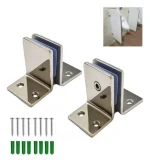 Soporte División Baño Urinario Separador T 2pcs Cromado