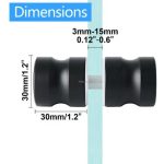 Asa Pomo Tirador Para Puerta Ducha Vidrio Acero Inox 1pcs - Imagen 2