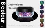 Pigmento Polvo Para Uñas Chameleon Flakes 6pcs - Imagen 4