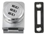Cerradura Puerta Vidrio Mueble Simple De 3 A 8mm Con Clave