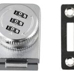 Cerradura Puerta Vidrio Mueble Simple De 3 A 8mm Con Clave