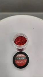 Glitter Carmesí Para Resina Uñas Llaveros Aros Pigmento - Imagen 5