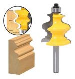 Fresa Madera Moldura Zócalo Marcos Vástago 1/4 X 36.5mm - Imagen 3