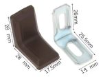Escuadra Metalica Para Muebles Ocultar Perno,tornillo 8pcs - Imagen 2