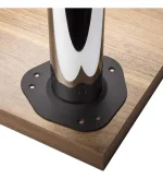 Patas Mueble Mesa Escritorio 1un 72cm Cromada.. - Imagen 4