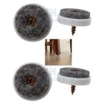 Patas Patín Mueble Sillón Silas Cama Sofá 100un Anti-rayas - Imagen 2