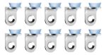 Soporte Repisa Mueble Ventosa Vidrio Sobrepuesto 10psc