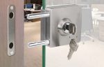 Cerradura Puerta Vidrio De 8 A 12mm Vidrio A Muro O Piso - Imagen 2