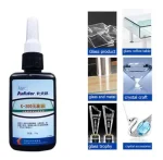 Pegamento Uv Adhesivo Para Cristal 50ml Vitrinas Exhibición - Imagen 3