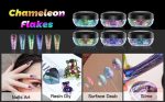 Pigmento Polvo Resina Uv 6 Chameleon Flakes - Imagen 2