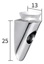 Soporte Repisa Mueble Ventosa Vidrio Sobrepuesto 8psc - Imagen 2