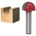 Fresa Madera Media Caña Vástago 1/4 X 1/2 1pcs