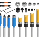 Fresa Madera Copiadora Dif Medidas Vástago De 1/4 23pcs