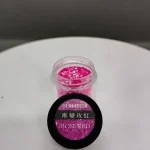 Glitter Rosa Roja Para Resina Uñas Llaveros Aros Pigmento