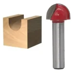 Fresa Madera Media Caña Vástago 1/2 X 5/16 1pcs