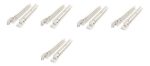 Corredera Riel Blanco 50 Cm, Sbp, Self-closing, 5 Pares