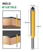Fresa Madera Copiadora Larga 76.2mm De Corte Vástago 8mm - Imagen 2