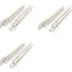 Corredera Riel Blanco 45 Cm, Sbp, Self-closing, 5 Par