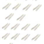 Corredera Riel Blanco 30 Cm, Sbp, Self-closing, 20 Pares