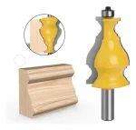 Fresa Madera Moldura Zócalo Marcos Vástago  1/2