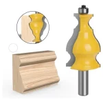 Fresa Madera Moldura Zócalo Marcos Vástago  1/2