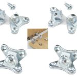 Soporte Escuadra Mecano Metálica Zinc Muebles Armables 4un