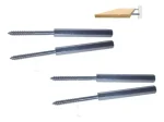 Soporte Oculto Repisa Flotante 7cm 4 Piezas Acero Galb.