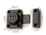 Cerradura Para Puerta O Cajón Con Clave - Imagen 2