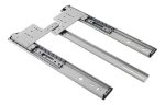 Corredera Telescópica Pocket Door 40cm 1.2mm 35k 1par