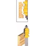 Fresa Madera Moldura Zócalo Marcos Vástago  1/2  No 5