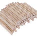 Madera De Balsa 100mm X 5mm De Diámetro 50un