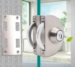 Cerradura Puerta Vidrio De 8 A 12mmde Llave Pestillo A Muro - Imagen 2