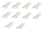 Corredera Riel Blanco 50 Cm, Sbp, Self-closing, 10 Pares