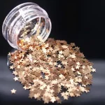 Glitter Para Resina Uv 14 Estrellas Holográfica Aros Llavero - Imagen 9