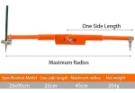 Compas Carpintero De Precisión + Lápiz De Regalo 90cm Máx - Imagen 2