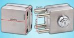 Cerradura Puerta Vidrio De 8 A 12mm Llave Pestillo C V A V - Imagen 3