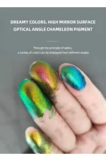 Pigmento Polvo Para Uñas Chameleon Flakes 12pcs - Imagen 3
