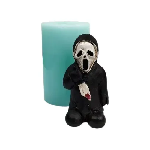 D_825094-MLC73774558421_012024-O.webp Molde Silicona Velas Y Jabón Scream Terror - Imagen 1