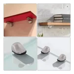 Soporte Repisa Vidrio De 3 A 20mm Cromado 2 Unidades - Imagen 12