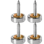 Tapa Tornillo Inoxidable Embellecedor 4un
