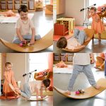 Tabla De Equilibrio Montessori Para Niños Color Marrón Claro - Imagen 4