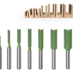 Fresa Madera Recta Vástago 1/4 7unidades Dif Medidas