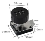 Cerradura Mueble Cajon Puerta Con Clave Hasta 20mm Espesor 1 - Imagen 2