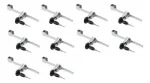 Cerradura Vidrio Puerta Corredera 4 A 6mm 10 Unidad