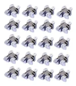 Bisagra Invisible Oculta Para Puerta 45mm Cromo Satín 20 Pcs